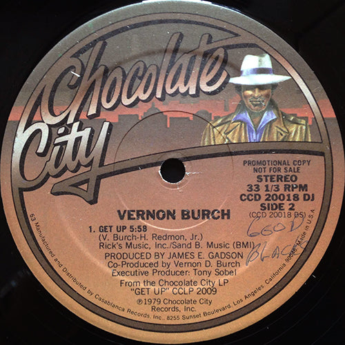 VERNON BURCH // GET UP (5:58) / SAMMY JO ANNE - ONE HALF WOMAN ONE HALF MAN (5:18)