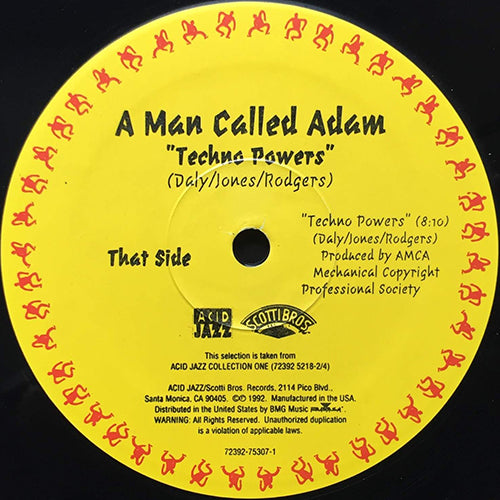 A MAN CALLED ADAM / VIBRAPHONICS // TECHNO POWERS / I SEE YOU (2VER)