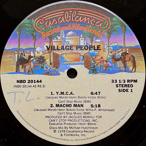 VILLAGE PEOPLE // Y.M.C.A. (6:47) / MACHO MAN (5:18)