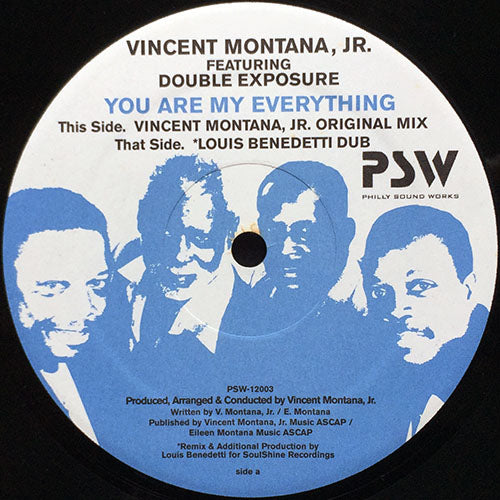 VINCENT MONTANA, JR. feat. DOUBLE EXPOSURE // YOU ARE MY EVERYTHING (ORIGINAL MIX) / (LOUIS BENEDITTI DUB)