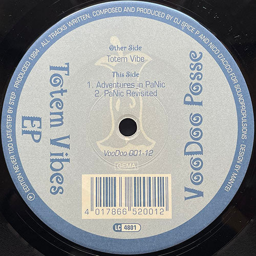 VOODOO POSSE // TOTEM VIBES (EP) inc. ADVENTURES IN PANIC / PANIC REVISTED