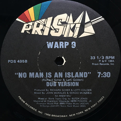 WARP 9 // NO MAN IS AN ISLAND (6:14) / DUB (7:30)