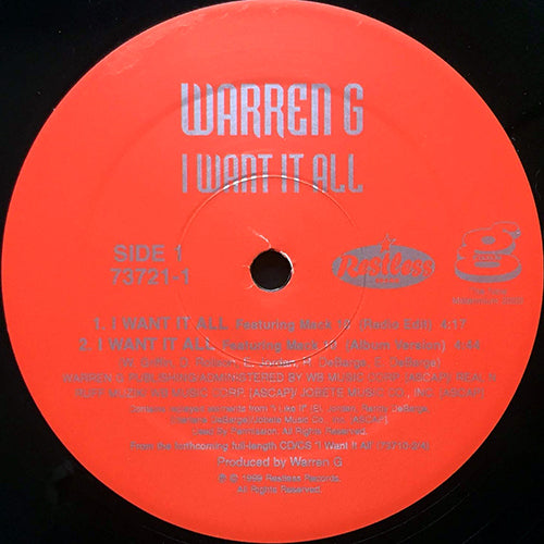 WARREN G feat. MACK 10 // I WANT IT ALL (4VER)