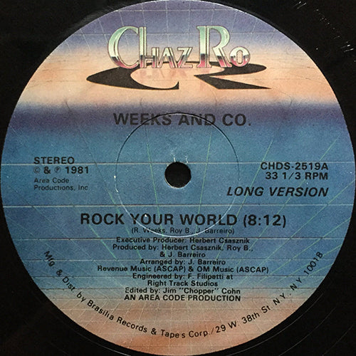 WEEKS AND CO. // ROCK YOUR WORLD (8:12/5:54) / INST (7:34)