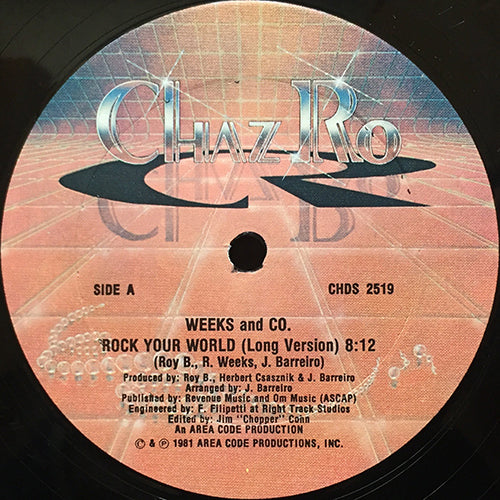 WEEKS AND CO. // ROCK YOUR WORLD (8:12/5:54) / INST (7:34)