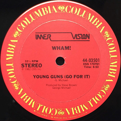 WHAM // YOUNG GUNS (GO FOR IT) (6:53) / GOING FOR IT! (INSTRUMENTAL) (4:49)