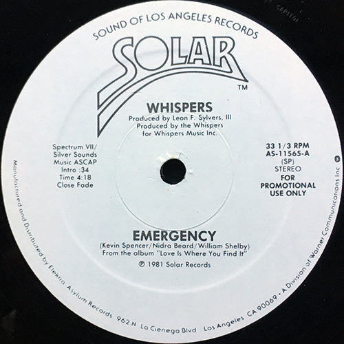 WHISPERS // EMERGENCY (4:18)