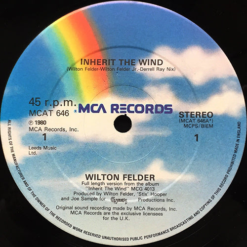 WILTON FELDER // INHERIT THE WIND (LONG/SHORT)