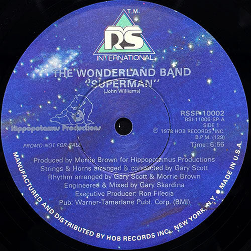 WONDERLAND BAND // SUPERMAN (6:56) / THRILL ME (WITH YOUR SUPER LOVE) (8:10)