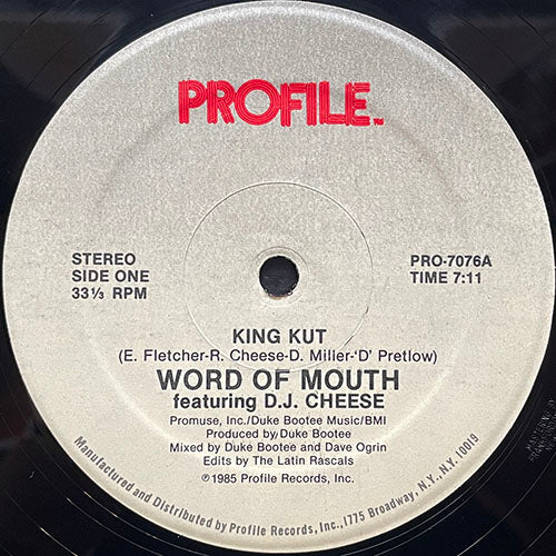 WORD OF MOUTH // KING KUT (3VER)