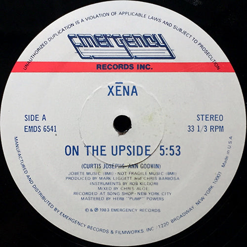 XENA // ON THE UPSIDE (5:53) / DUB (5:22)