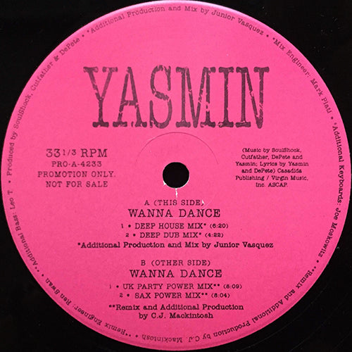YASMIN // WANNA DANCE (4VER)