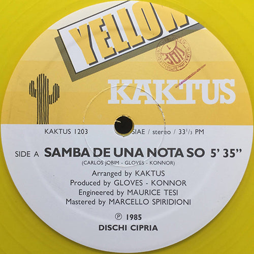 YELLOW KAKTUS // SAMBA DE UNA NOTA SO (5:35) / AVOGADO (6:41)