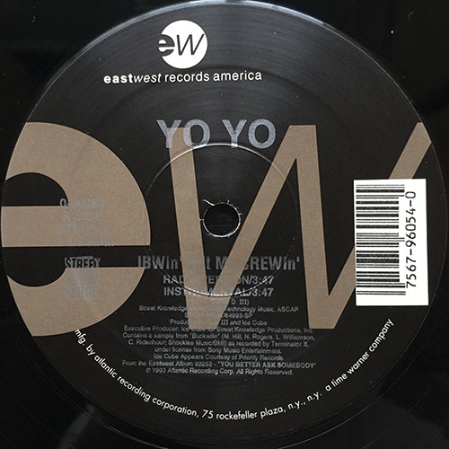 YO YO feat. ICE CUBE // IBWIN' WIT MY CREWIN' (2VER) / THE BONNIE AND CLYDE THEME (2VER)