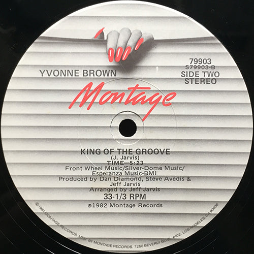 YVONNE BROWN // GOIN' DOWN (5:52) / KING OF THE GROOVE (5:23)