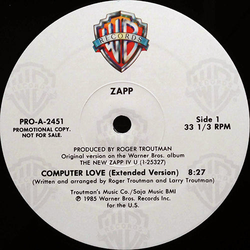 ZAPP // COMPUTER LOVE (EXTENDED VERSION) (8:27)