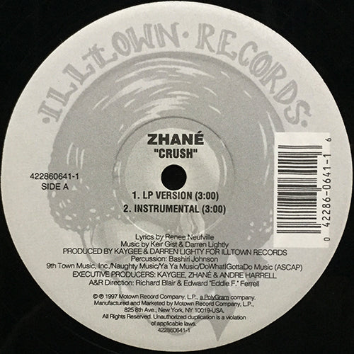 ZHANE // CRUSH (2VER) / SATURDAY NIGHT (3VER)