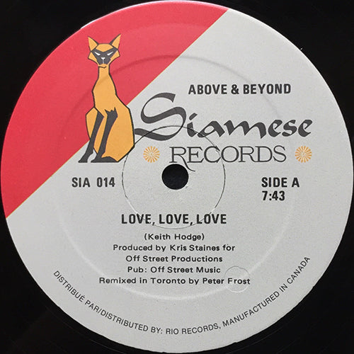 ABOVE & BEYOND // LOVE, LOVE, LOVE (7:42) / INST (7:27)