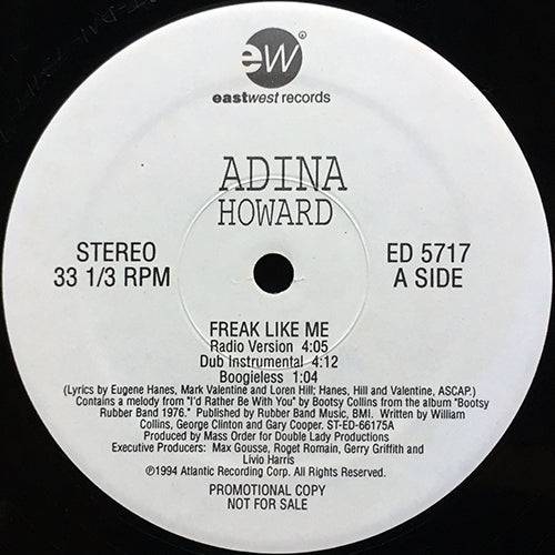ADINA HOWARD // FREAK LIKE ME (7VER)