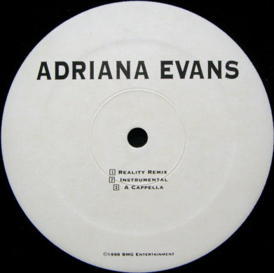 ADRIANA EVANS // REALITY (REMIX & LP VERSION) (6VER)
