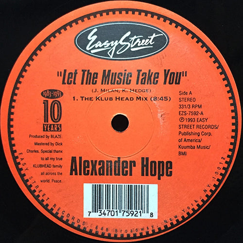 ALEXANDER HOPE // LET THE MUSIC TAKE YOU (3VER)