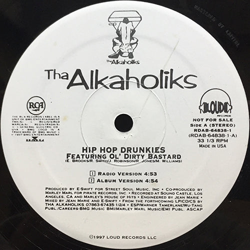 ALKAHOLIKS feat. OL' DIRTY BASTARD // HIP HOP DRUNKIES (4VER)