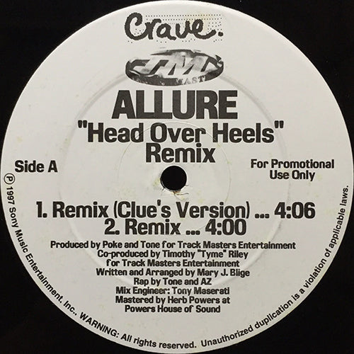 ALLURE // HEAD OVER HEELS (DJ CLUE REMIX) (4VER)