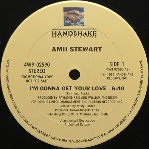 AMII STEWART // I'M GONNA GET YOUR LOVE (6:40)