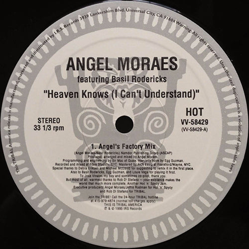 ANGEL MORAES feat. BASIL RODERICKS // HEAVEN KNOWS (I CAN'T UNDERSTAND) (5VER)