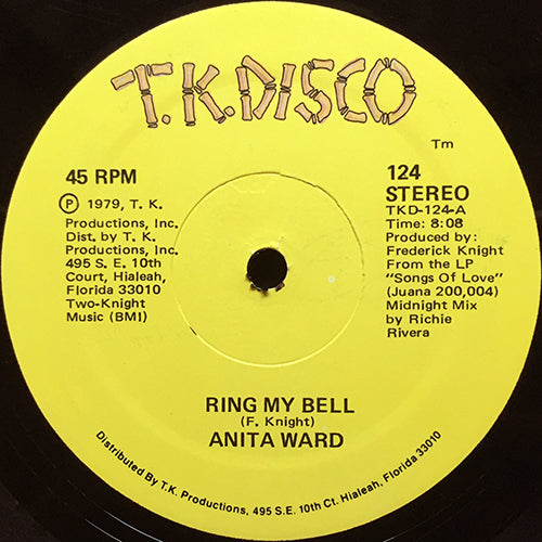 ANITA WARD // RING MY BELL (8:08) / MAKE BELIEVE LOVERS (7:00)