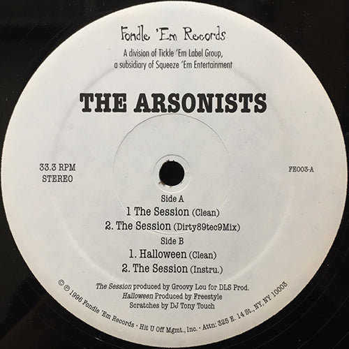 ARSONISTS // THE SESSION (3VER) / HALLOWEEN