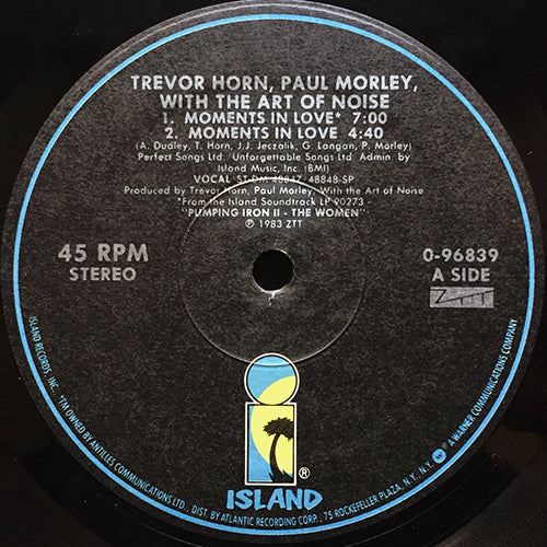 ART OF NOISE (with TREVOR HORN, PAUL MORLEY) // MOMENTS IN LOVE (7:00/4:40) / BEAT BOX (3:51) / LOVE BEAT (5:41)