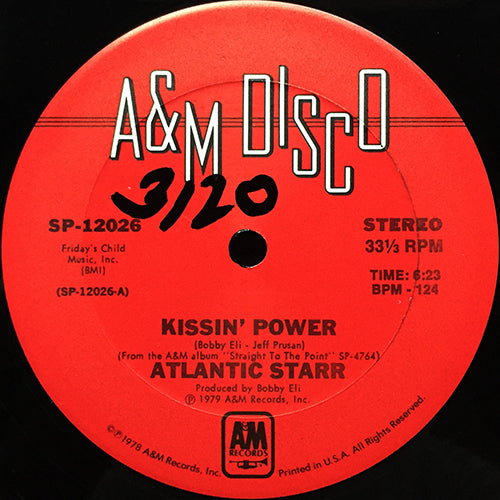 ATLANTIC STARR // KISSIN' POWER (6:23) / STRAIGHT TO THE POINT (4:45)