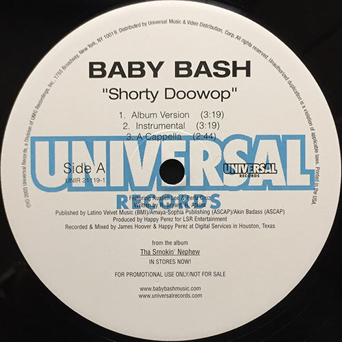 BABY BASH // SHORTY DOOWOP (3VER)