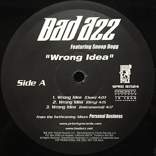 BAD AZZ feat. SNOOP DOGG // WRONG IDEA (3VER)