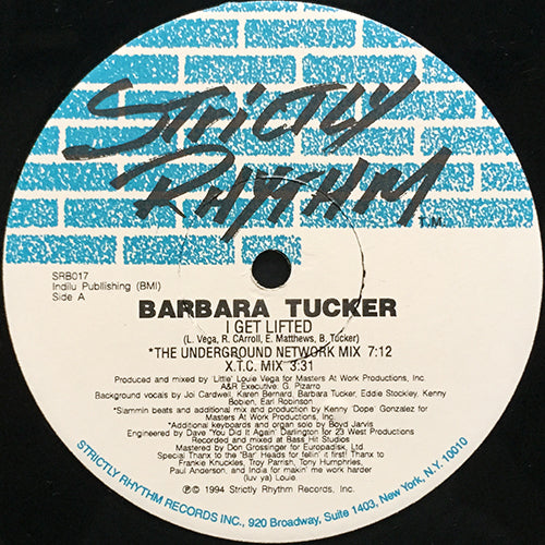 BARBARA TUCKER // I GET LIFTED (7VER)