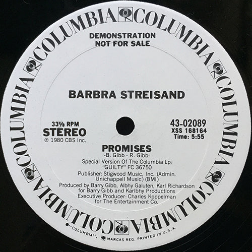 BARBRA STREISAND // PROMISES (5:55)
