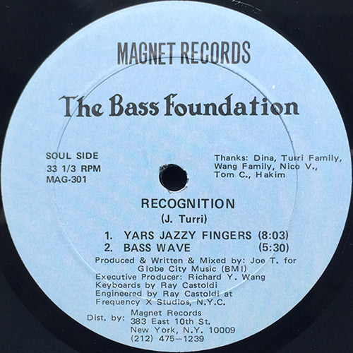 BASS FOUNDATION // RECOGNITION (4VER)