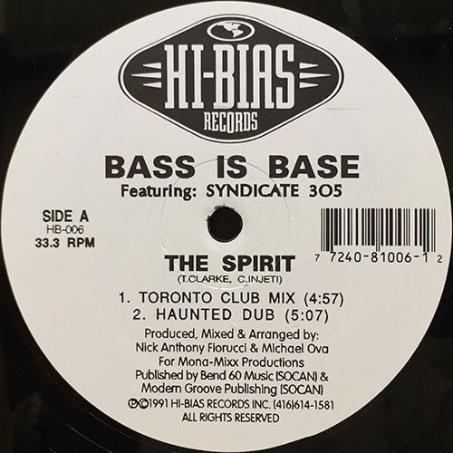 BASS IS BASS feat. SYNDICATE 305 // THE SPIRIT (4VER)