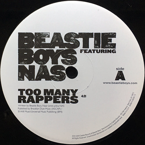 BEASTIE BOYS feat. NAS // TOO MANY RAPPERS (3VER)