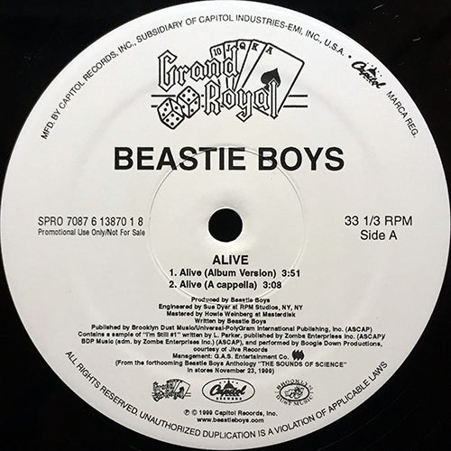BEASTIE BOYS // ALIVE (3VER)