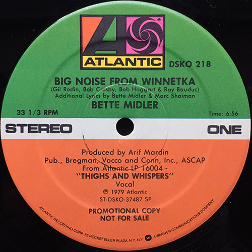 BETTE MIDLER // BIG NOISE FROM WINNETKA (6:56)