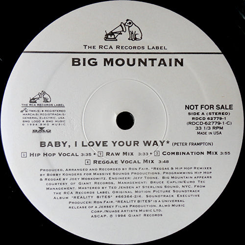 BIG MOUNTAIN // BABY, I LOVE YOUR WAY (7VER)