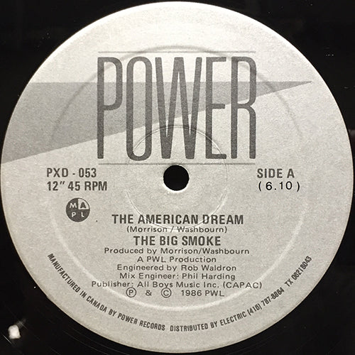 BIG SMOKE // THE AMERICAN DREAM / INST