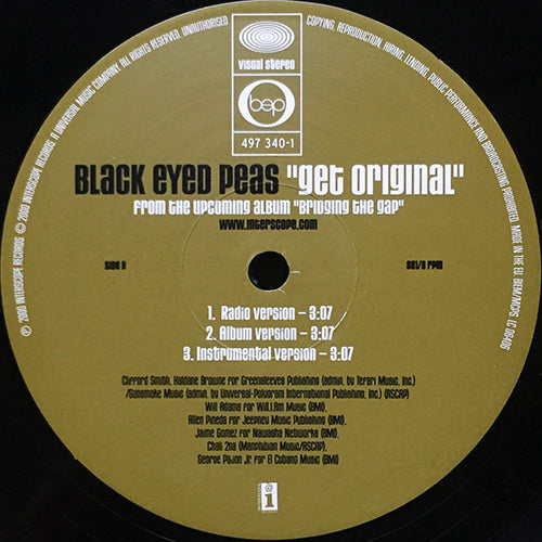 BLACK EYED PEAS // BEP EMPIRE (3VER) / GET ORIGINAL (3VER)