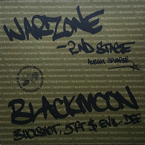 BLACK MOON, BUCKSHOT, 5FT & EVIL DEE // WARZONE - 2ND STAGE (EP) inc. THE ON SLAUGHT / SHOWDOWN / ANNIHILATION / TWO TURNTABLES AND A MIC