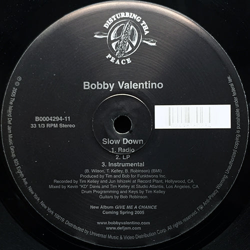BOBBY VALENTINO // SLOW DOWN (3VER)