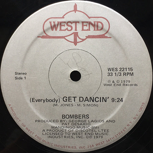 BOMBERS // (EVERYBODY) GET DANCIN' (9:24) / DON'T STOP THE MUSIC (6:35)