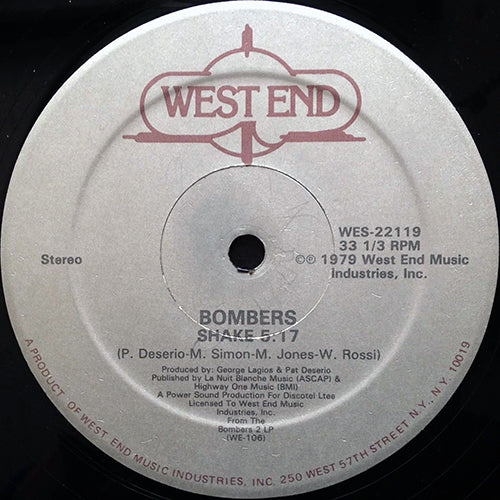 BOMBERS // LET'S DANCE (6:23) / SHAKE (5:17)