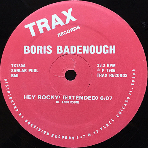 BORIS BADENOUGH // HEY ROCKY (6:53) / INST (6:20)